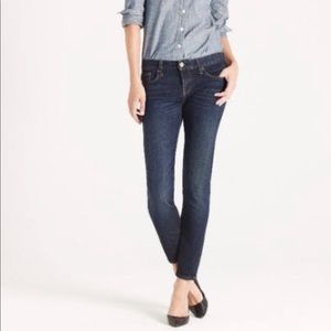 ❌❌❌ SOLD J. crew toothpick ankle dark wash denim 26 ankle